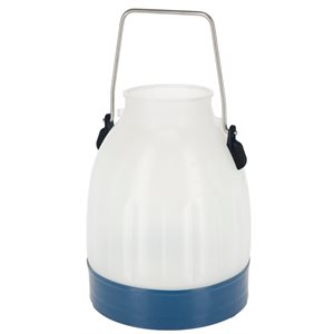 Milking Pail with Graduation, Semi-Transparent, Blue, 30 L