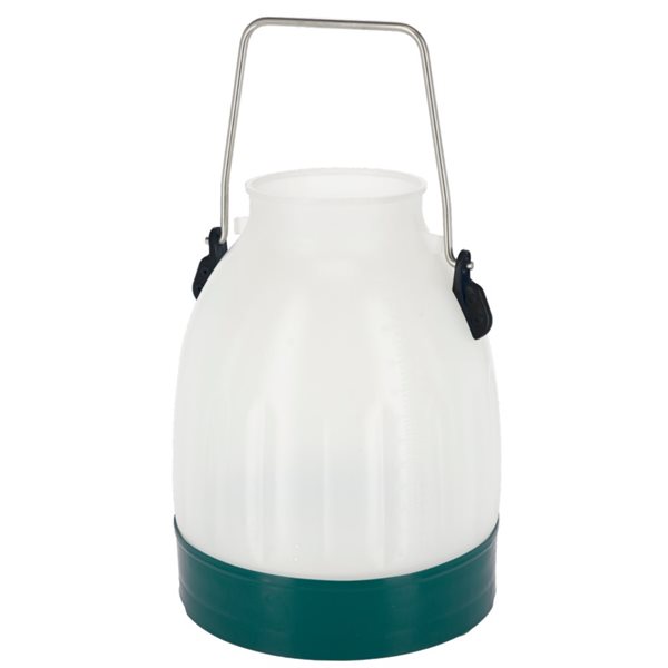 Milking Pail with Graduation Semi-Transparent, Green, 30 L