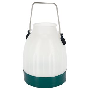 Milking Pail with Graduation Semi-Transparent, Green, 30 L