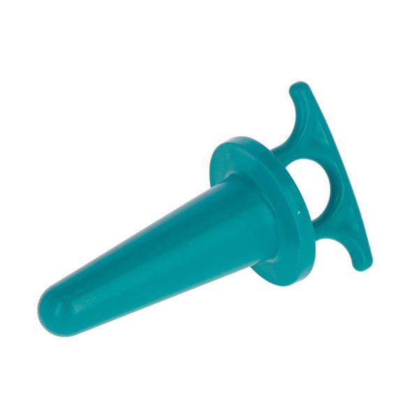 Obturateur de manchons conique aquamarine