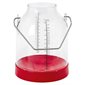 Milking Pail with Graduation, Red, 30 L