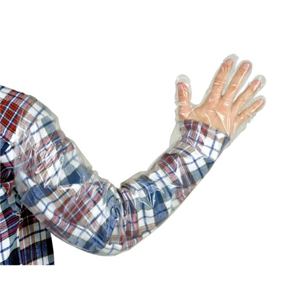Gant vétérinaire jetable VETtop 90 cm, bte / 100