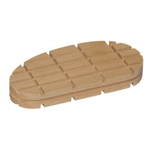 Hard Wood Block Flat Cross Lines, Standard