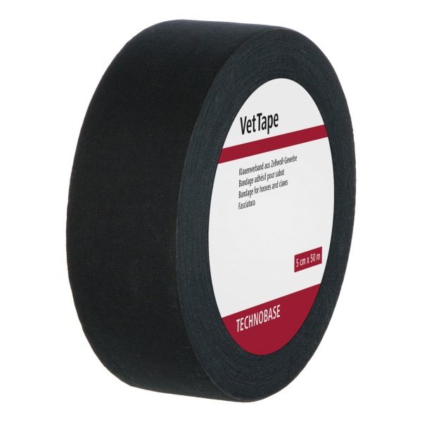 VetTape Black Adhesive Bandage 5 cm x 50 m