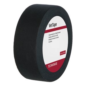 VetTape Black Adhesive Bandage 5 cm x 50 m