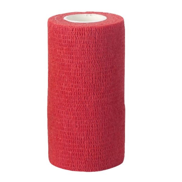 EquiLastic Cohesive Bandages 4'' Red, box / 12