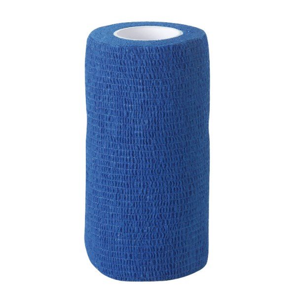 Bandages cohésifs EquiLastic 4'' bleu, bte / 12