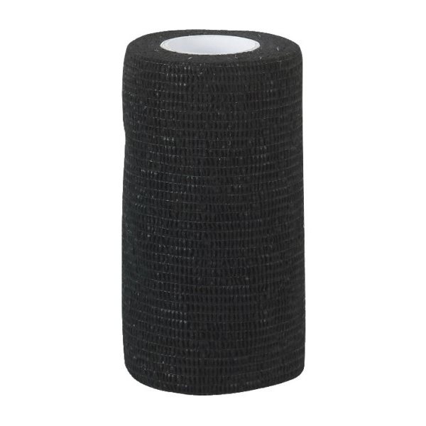 Bandages cohésifs EquiLastic 4'' noir, bte / 12