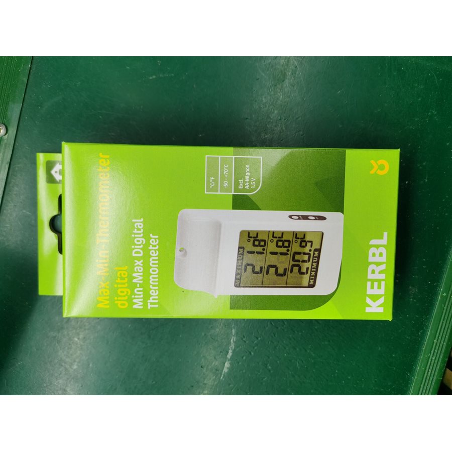 Minimum maximum thermometer c f digital