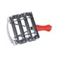 Metal Curry Comb 8 Bars with Mane Comb
