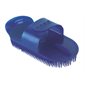 Plastic curry comb blue