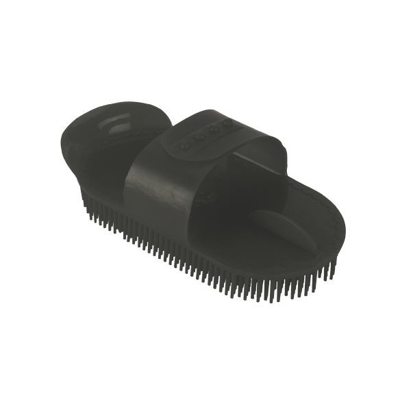 Plastic Curry Comb Black
