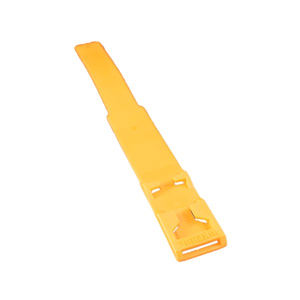 Chevillière plastique Euro, vierge, jaune