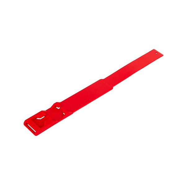 Chevillière plastique Euro, vierge, rouge