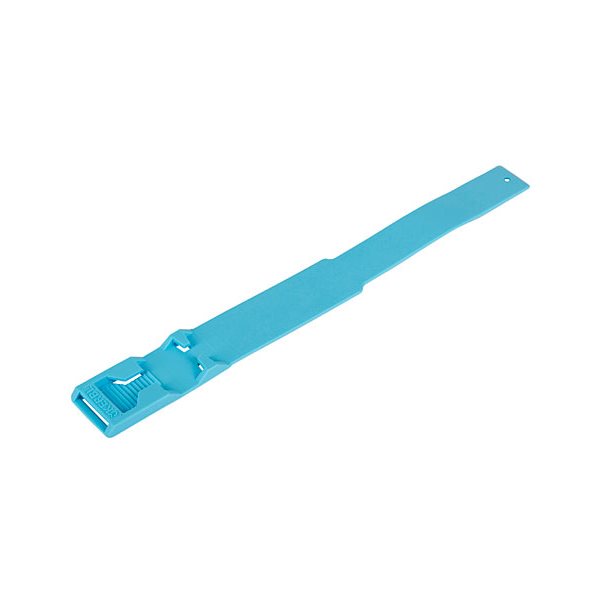 Chevillière plastique Euro, vierge, bleue
