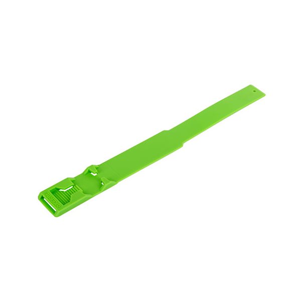 Chevillière plastique Euro, vierge, verte