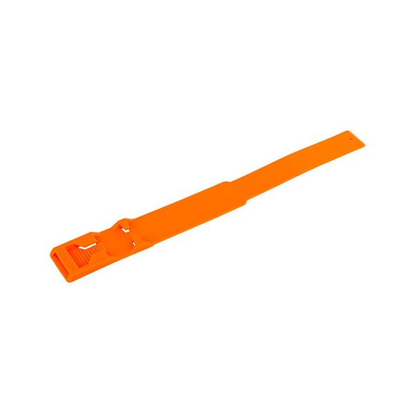 Chevillière plastique Euro, vierge, orange
