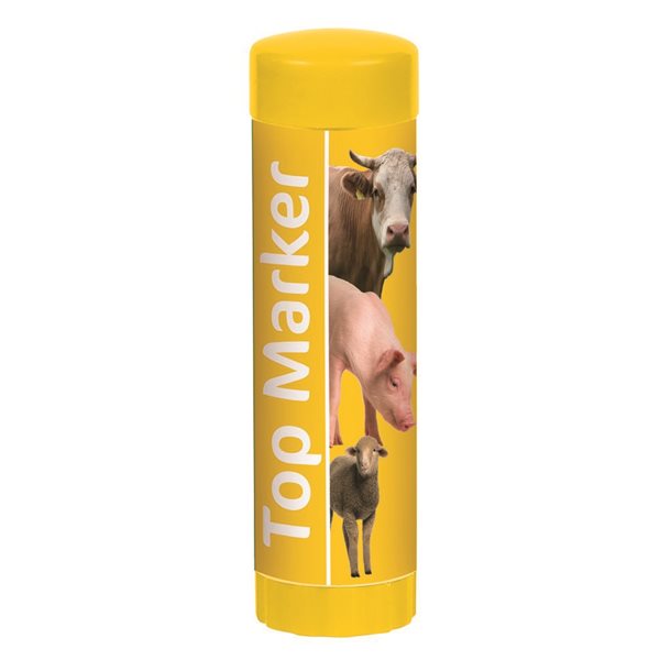 Crayon marqueur Top Marker, jaune, bte / 10
