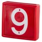 Numbering Block Standard, Red, # 6 or 9