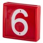Numbering Block Standard, Red, # 6 or 9