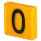 Numbering Block Standard, Yellow, # 0