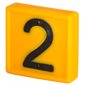 Numbering Block Standard, Yellow, # 2