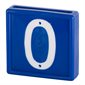 Numbering Block Standard, Blue, # 0