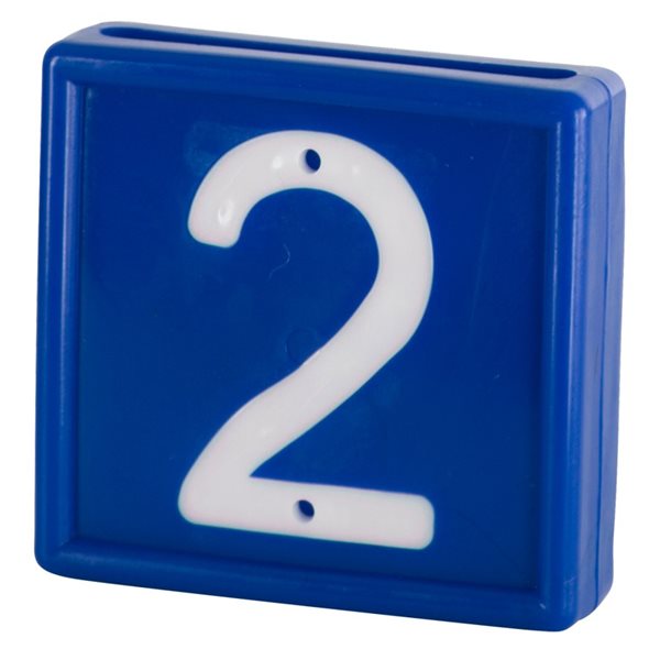 Numbering Block Standard, Blue, # 2