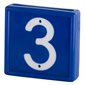 Numbering Block Standard, Blue, # 3