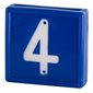 Numbering Block Standard, Blue, # 4