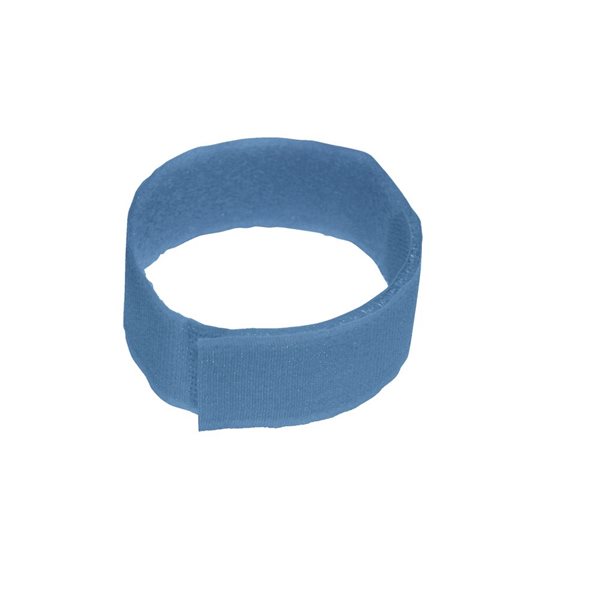 Chevillières velcro, bleue, emb / 10