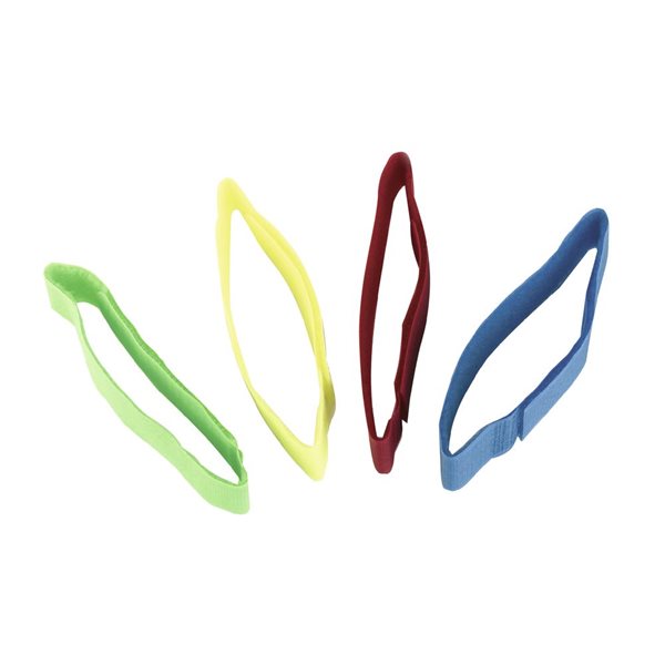 Chevillières velcro, assorties, emb / 10