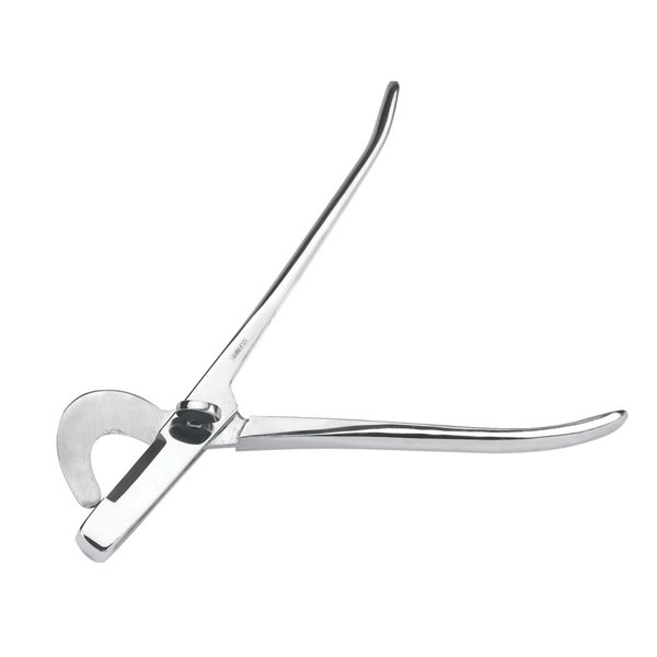 Pince à castrer acier inxydable droite 19 cm