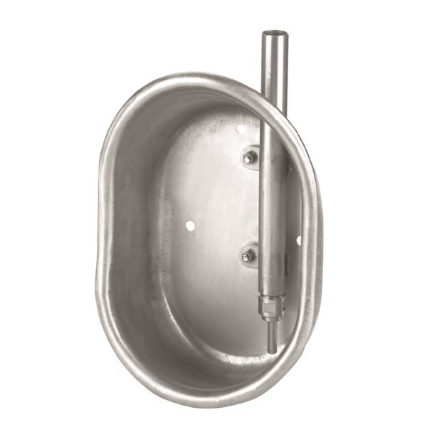 Abreuvoir inox pour porcs d'engraissement (19 x 27 x 11 cm)