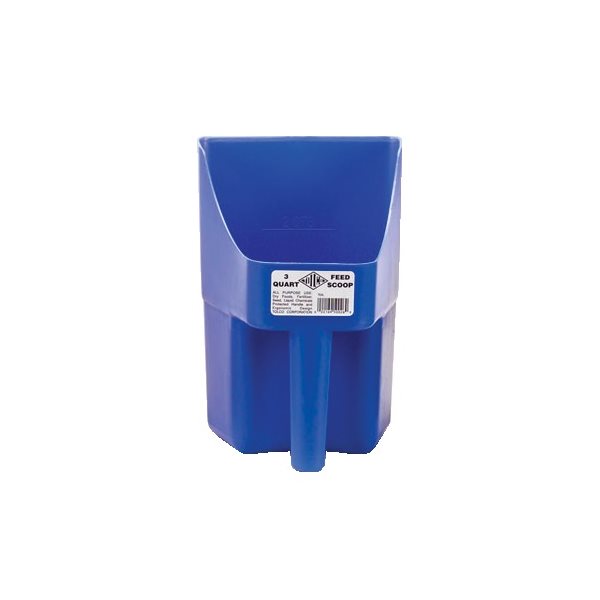 Multifonctional Plastic Scoop 3 qt, Blue
