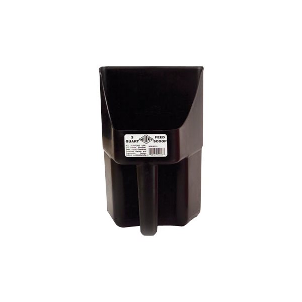 Pelle de plastique multifonctionnelle 3 qts, noire