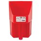 Multifonctional Plastic Scoop 3 qt, Red