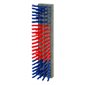 Brosse de rechange, bleu & rouge