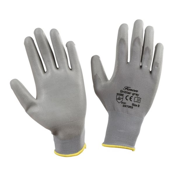 Keron Glove Grey 13 Gauge - size 7 / S