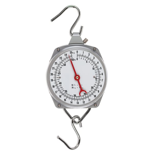 Suspended Dial Scale - 25 kg / 55 lb
