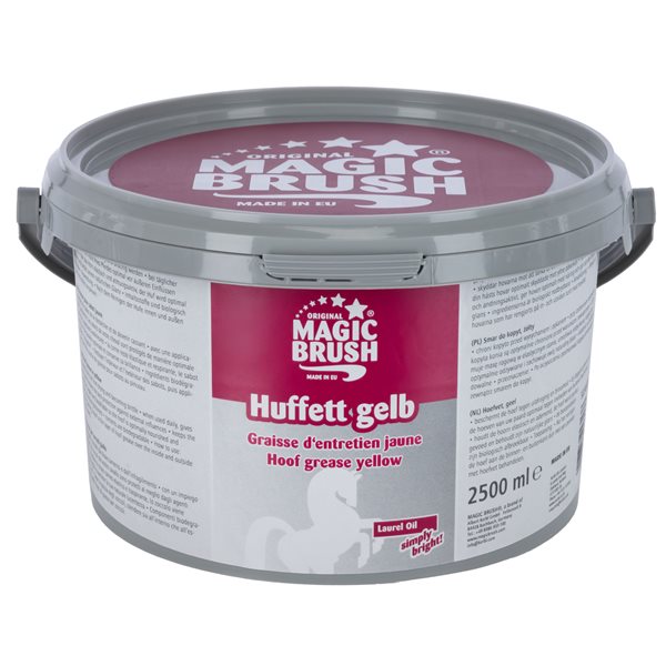 MagicBrush Graisse pour sabot jaune, 2500 ml