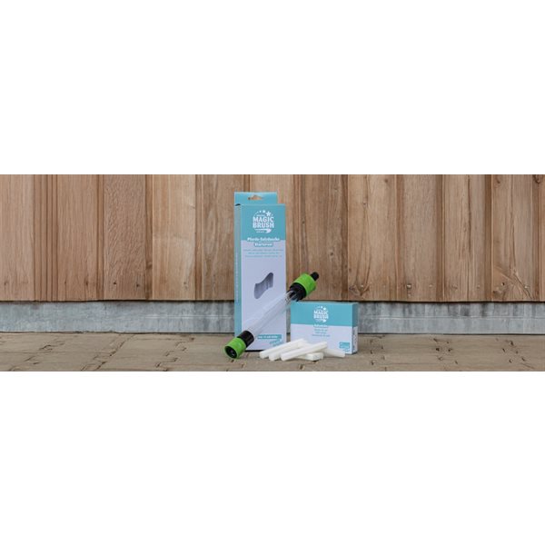 MagicBrush Kit de douche saline pour chevaux
