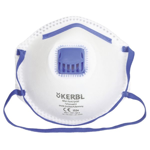 Dust Mask FFP2 NR D with Valve, pk / 10