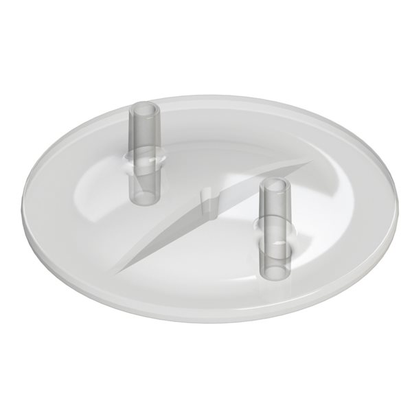 Couvercle de seau à lait 30L manchon DI 13 mm + DA 17 mm