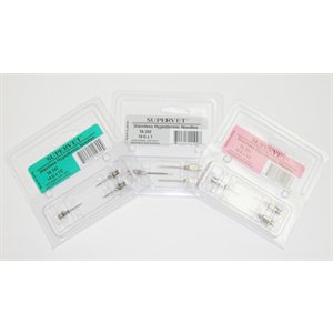 Aiguilles SyrVet en acier inox. emb / 3
