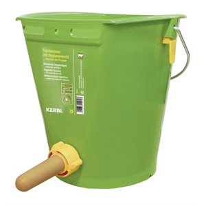 Plastic Calf Bucket 8 L with Hygienic Valve