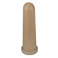 Calf Teat Latex, X-Pierced, Beige,100mm