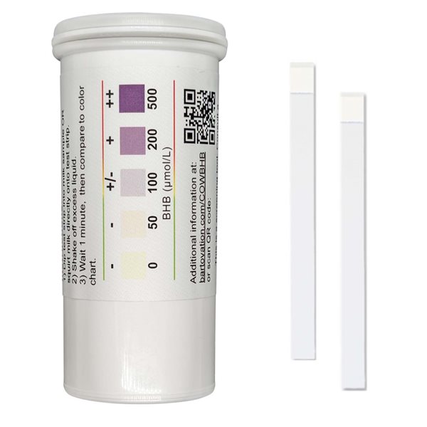 Bandelettes test BHB (corps cétoniques) lait de vache emb / 50