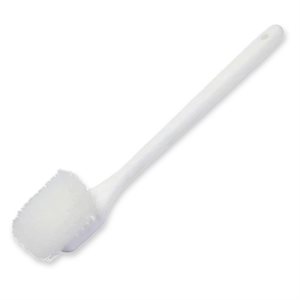 Long Handle Brush White, 20 × 3.75 × 2.75''