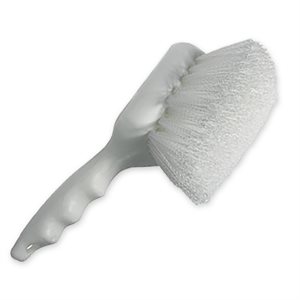 Short Handle Brush White, 8.5 × 3.75 × 2.75''
